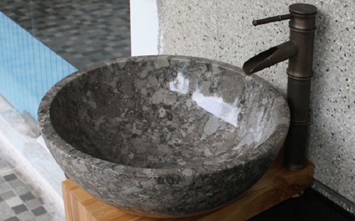 Mẫu Chậu lavabo đá tự nhiên sang trọng